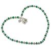 Natural Green Onyx Gemstone 925 Sterling Silver Jewelry Necklace 18" NN-248