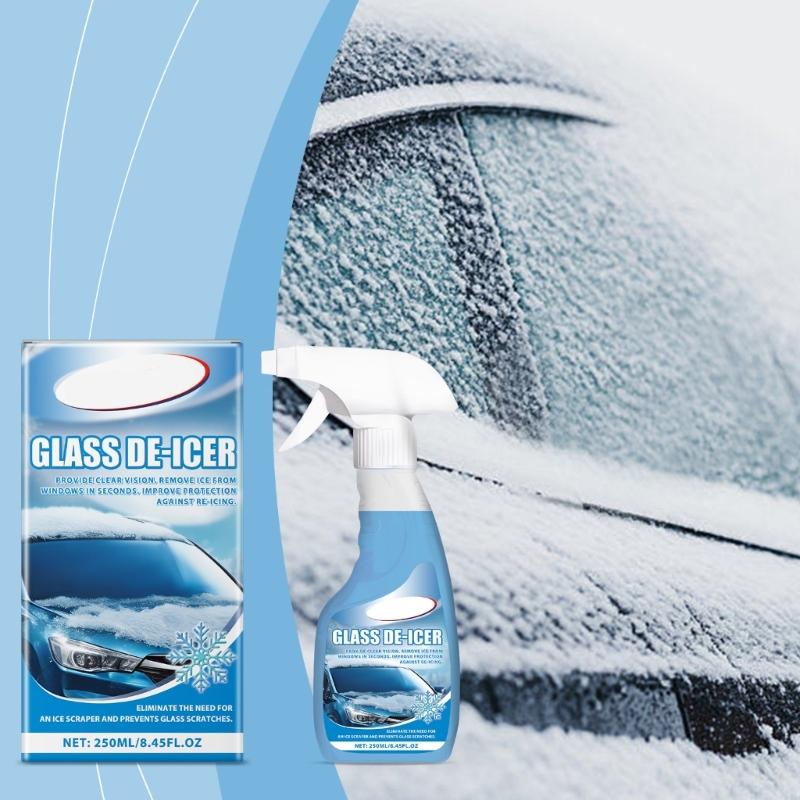 Car Ice Remover Sprayer Winter Car Windshield Deicer Snow Removal Sprayer Defrosting AntiIcing Tool 250ml