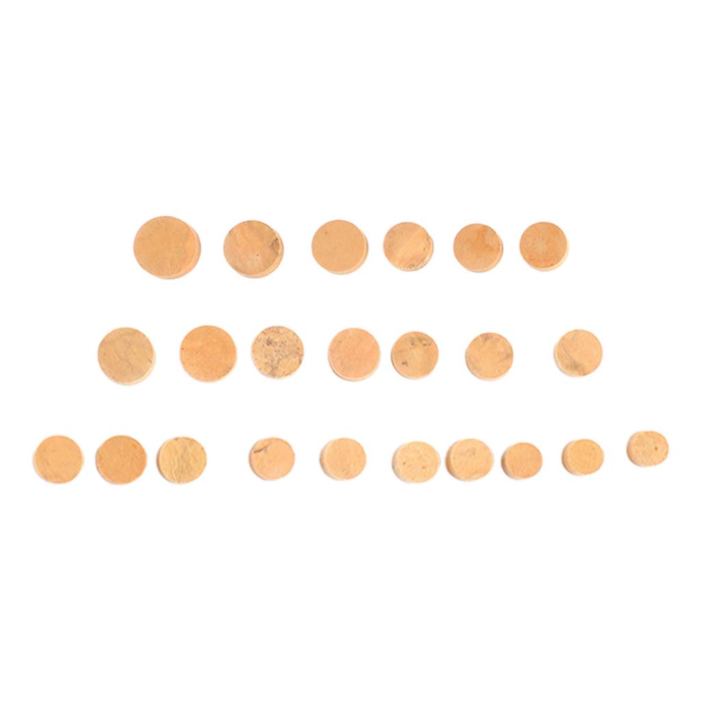 23Pcs Oboe Pads Cork Odorless Soft Good Sealing Wear Resistant Insulated Sound Hole Gasket Replacement