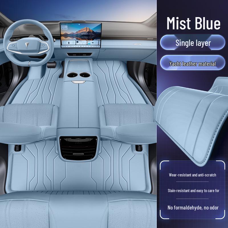 Dark Blue S05 2026 5-Seater Car Floor Mats - Full Coverage Interior Accessories
