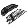 Front Bumper Fog Light Grille 8V3807681AE Fog Lamp Grill Trim for A3 8V S‑Line 2016‑2020 Gloss Black