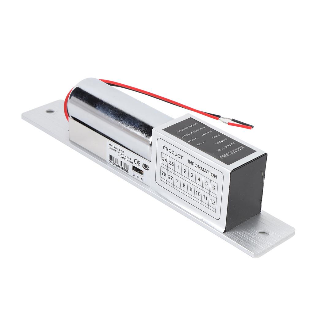 Elektrický závorový zámek 12V Nerezová ocel Hliníková slitina Magnetický Elektrický Dveřní Střelkový Zámek pro Přístup