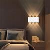 Battery Operated Wall Sconce USB Rechargeable Dimmable 3 Modes Up Down Lighting Magnetic Attraction Adhesive LED Wireless Wall Lights