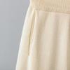 Jacquard Knitwear Three-Piece Set: Cardigan & Pants - Casual Loose Fit