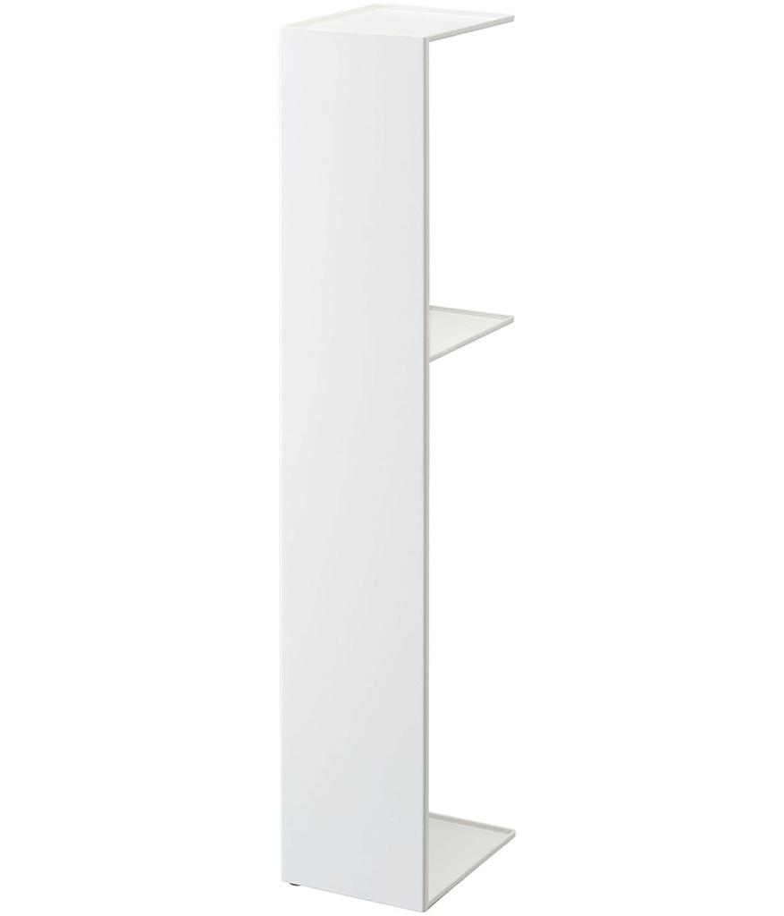 Yamazaki Slim Toilet W13 X D17 X Tower Toilet Paper Storage 3509 Rack, White, Approx. H70.5cm, Shelf,