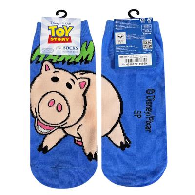 Small Planet Disney Pixar Character Socks Toy Logo Blue Size Story/Ham Women's 23-25cm