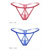 Hollow Sexy Thong Low Waist Transparent Lace Elastic Underwear Women's French Temptation Seamless T Pants 2154