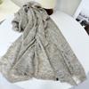 Autumn and winter new simple warm wool scarf shawl men and women versatile solid color wool mohair scarf