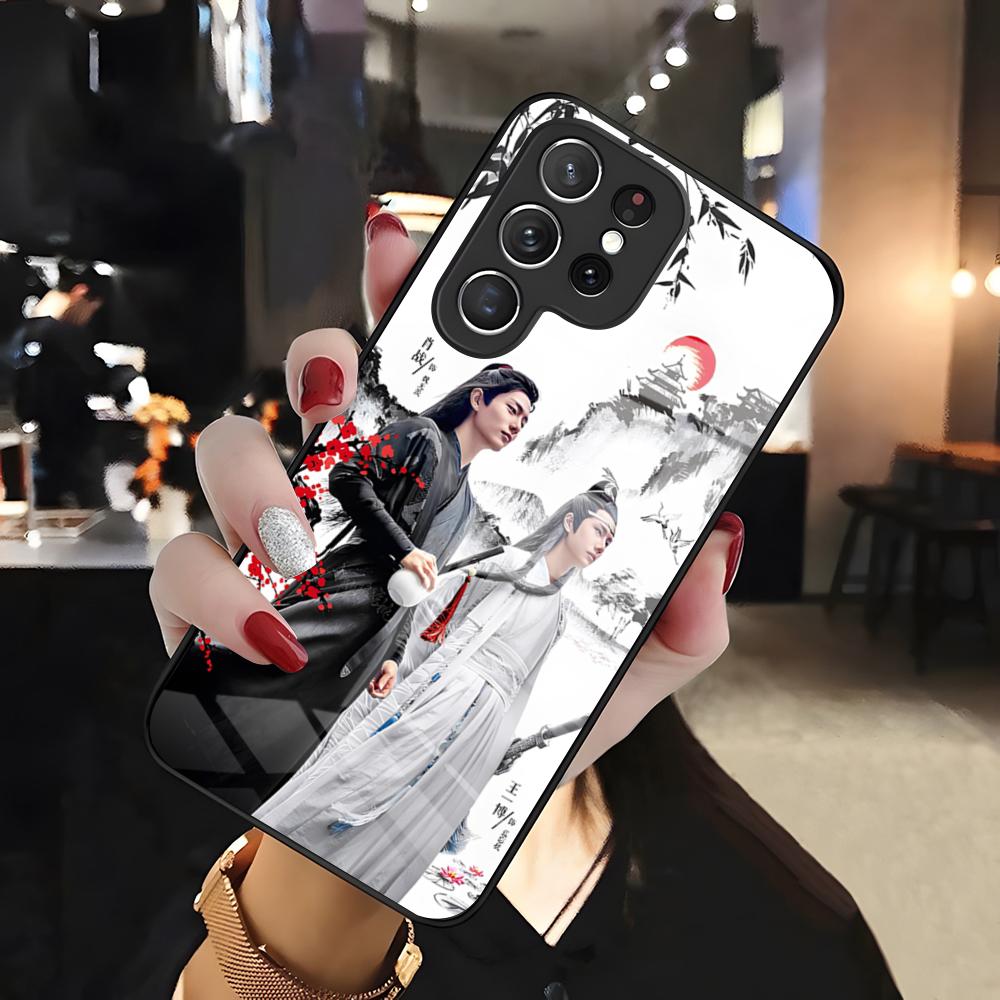 Wang Yibo XiaoZhan Phone Case For Samsung S26 S25 Edge Ultra 24 23 22 21 Ultra Plus Fe A55 56 15 4G 5G Glass Cover