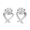 TIFFANY&Co. Loving Heart Piercing Silver925 1.25g Women Used