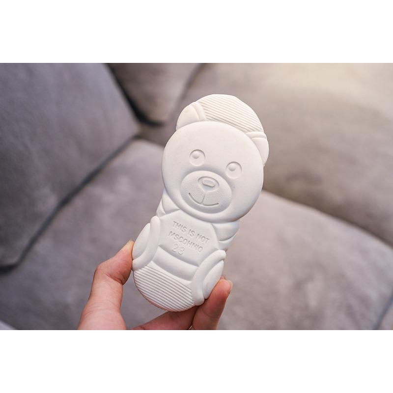 Sommer Halbsandalen, Kinder Weichsohlen Anti-Rutsch Geschlossene Zehen Sandalen, Freizeitschuhe für Jungen und Mädchen, Bären-Thema Strand Schuhe für Jungen und Mädchen.