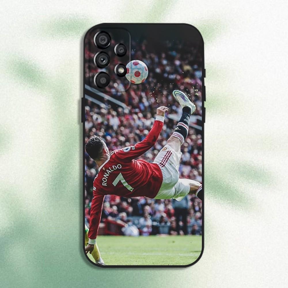 CR7 Football Star R-Ronaldo-ES Phone Case For Samsung Galaxy A20,A21s,A22,A31,A32,A52,A53,A72,73,A80 Soft Black Cover