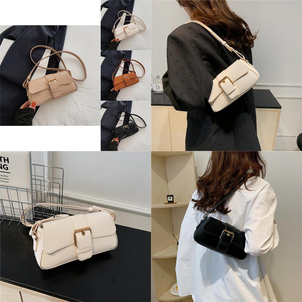 Stylish Commuter Small Square Bag Unique Design Spring 2024 Simple Casual Shoulder Crossbody Bag
