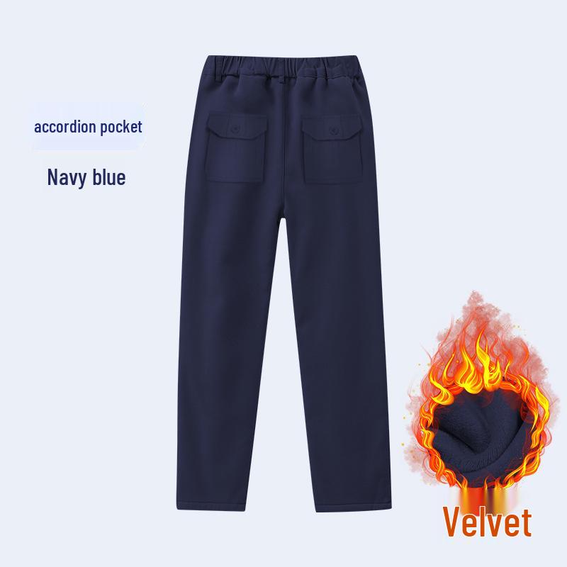 Khaki School Uniform Pants for Primary and Middle School: Boys' Spring/Autumn Cotton Casual Pants & Girls' Stretch Cotton Long Pants