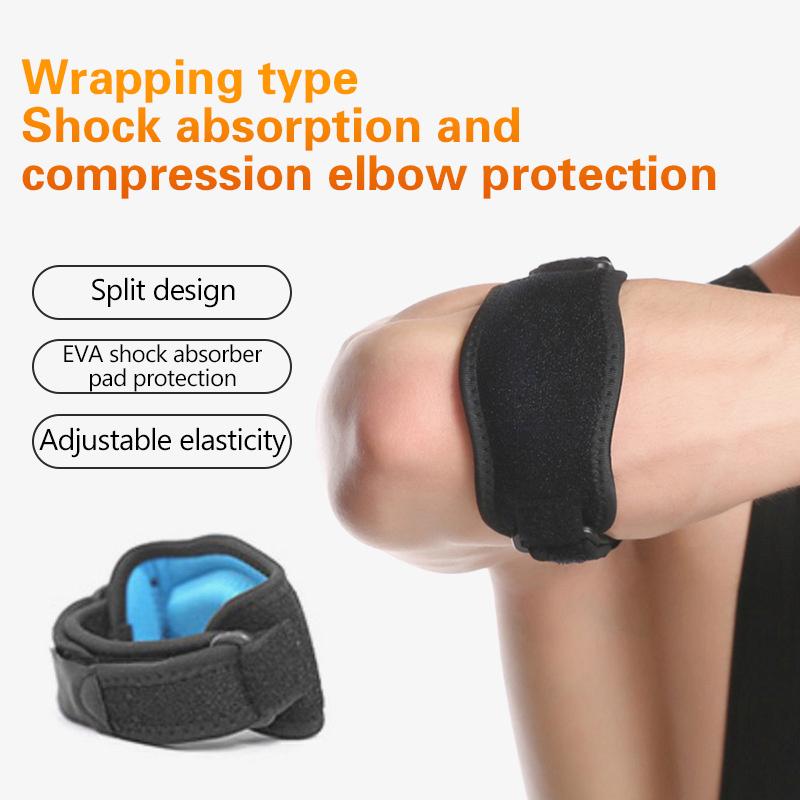 1Pcs Unisex Fitness Tool Sports Adjustable Elbow Brace Compression Arm Support For Tennis Golf Basketball Volleyball