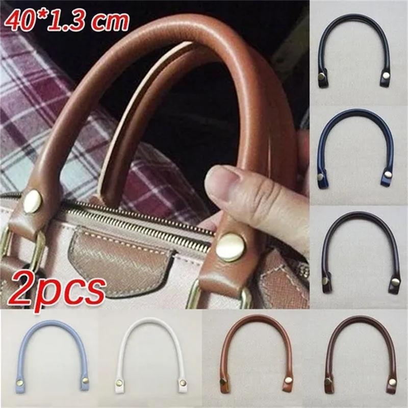 

2 шт., 40 см, сменные ручки для сумок, женская сумка через плечо, ремень из искусственной кожи, ремень, одноцветная застежка, аксессуары