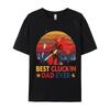 Chicken Dad Farm Best Cluckin Dad Ever T Shirts Family Cotton Boy Tops T Shirt High Street Grey Shirt Graphic Tee