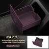 Custom Silicone Storage Box Cover For Xiaomi Yu7 2025 2026 Storage Box Center Hidden Box Organizer Interior Accessories