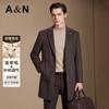 Antonio Men's Wool Blend Detachable Down Lining Overcoat