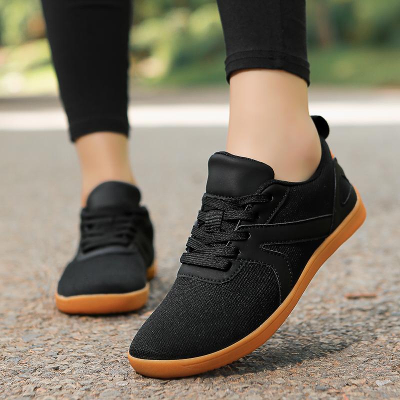 Couples' Wide Toe Casual Sports Shoes Barefoot Walking Flat Shoes Breathable Mesh Cross-training Sneakers