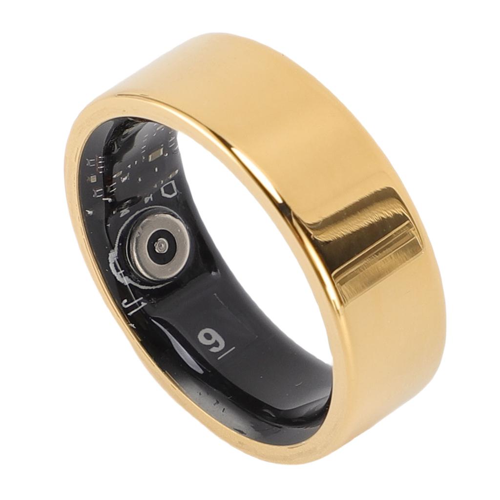 Smart Health Ring for Women Men Fitness Body Temperature Tracking Step Counting Page Turning Taking Photos IP68 Water