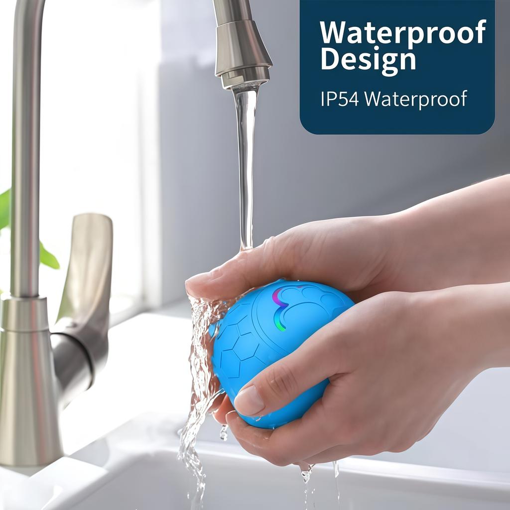 Smart Dog Interactive Toy Ball Electronic Pet Toy Ball USB Automatic Bouncing Rolling Toy Ball With RGB Lights Puppy Cat Product