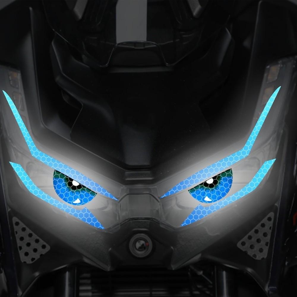 Personalized Style Motorcycle Decoration Stickers Headlight Protection Decals  Motorcycle