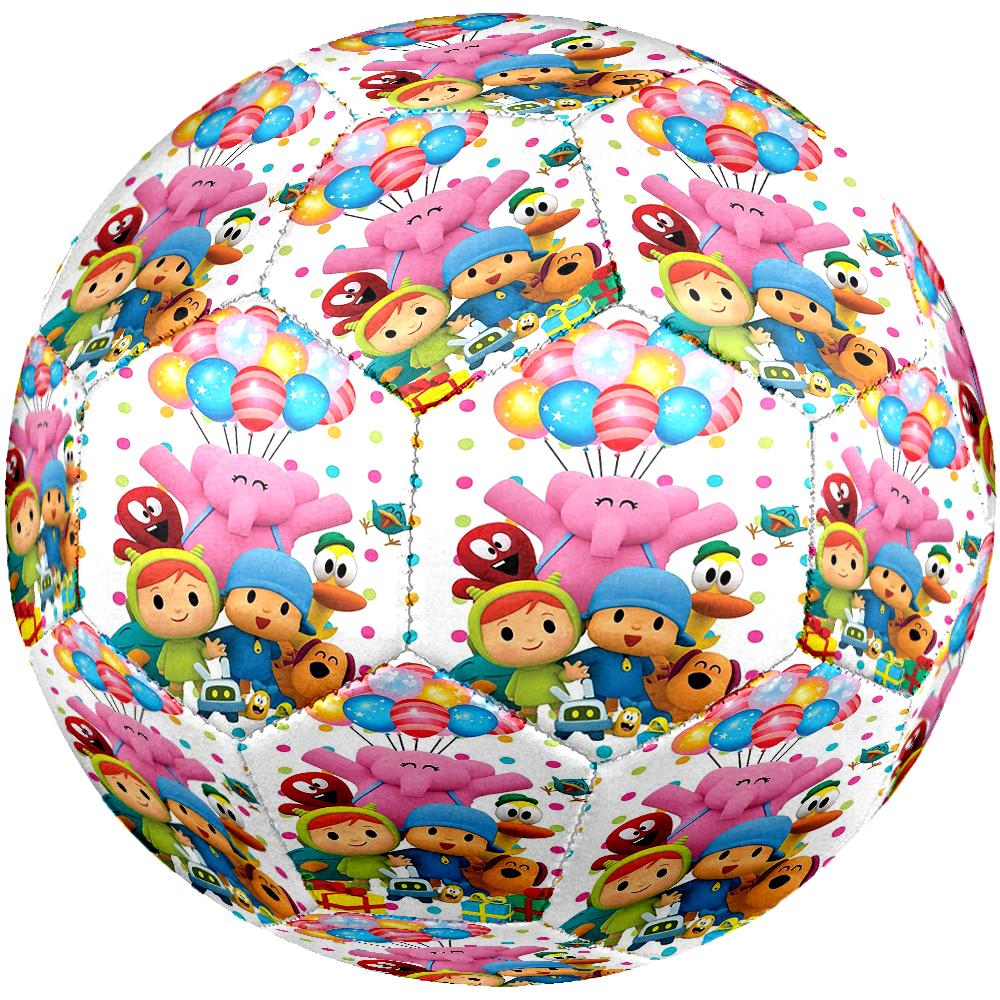 Pocoyo Theme Size 5 Soccer Ball, Suitable for Both Indoor and Outdoor Matches, a Gift Suitable for Everyone.