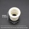 white 16mm Garden PVC Connector Fittings Straight 90 ° Elbow Tee Water Pipe Adapter Aquarium Water Supply 5-Way Joint