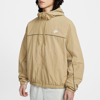 Nike Jackets Men's Khaki Hooded Non Detachable Moderate Other