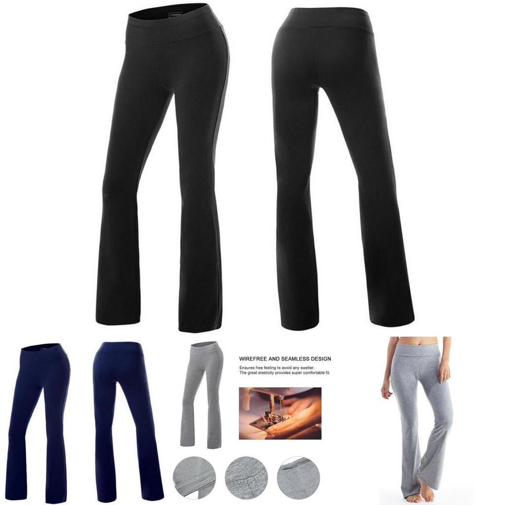 Comfortable Women Bootcut Yoga Pants With Elastic Waistband For Everyday Wear