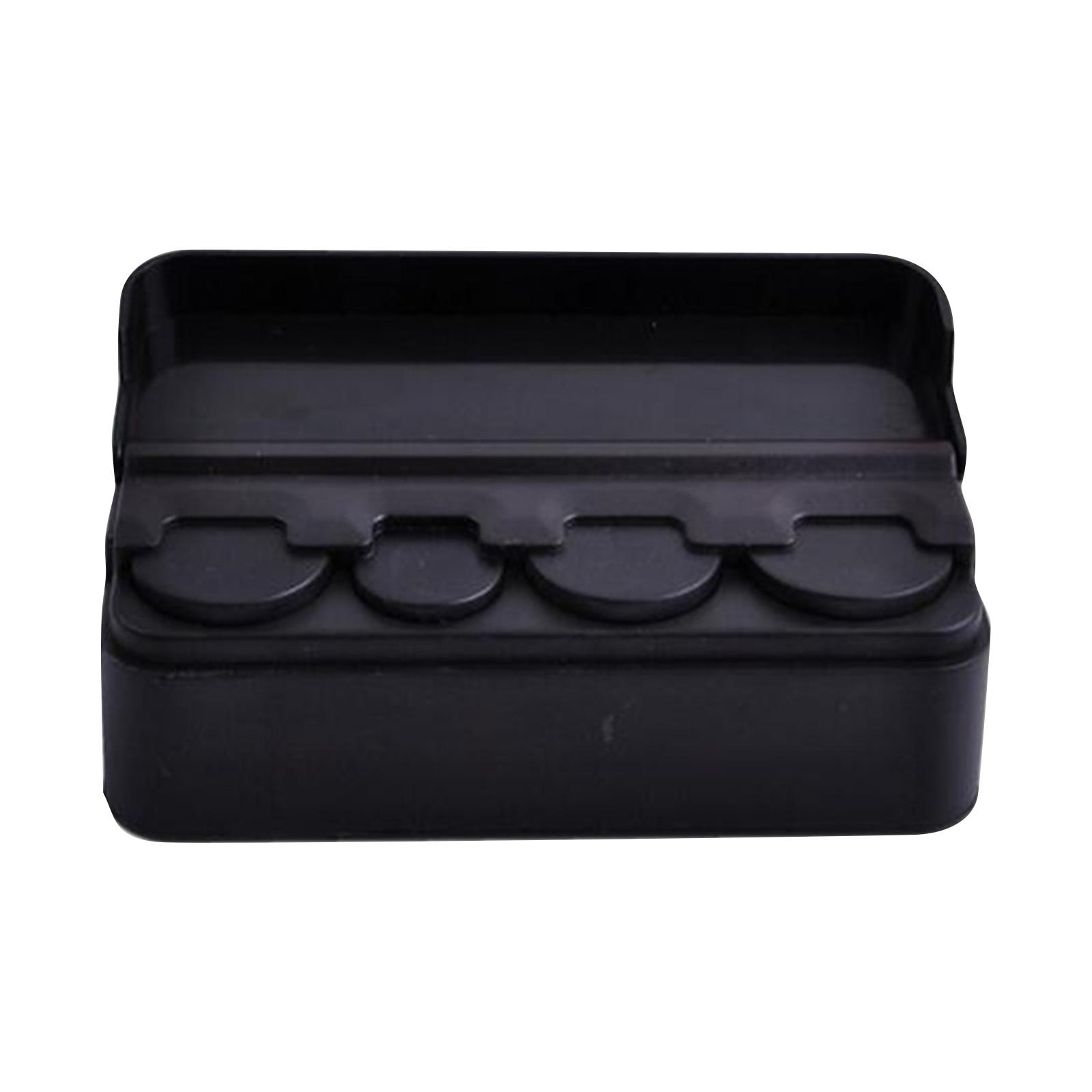 

Держатель для монет для автомобиля, органайзер для монет, совместимый с монетами разных размеров, держатель на приборной панели, подходящий для большинства автомобилей и грузовиков One Size чёрный