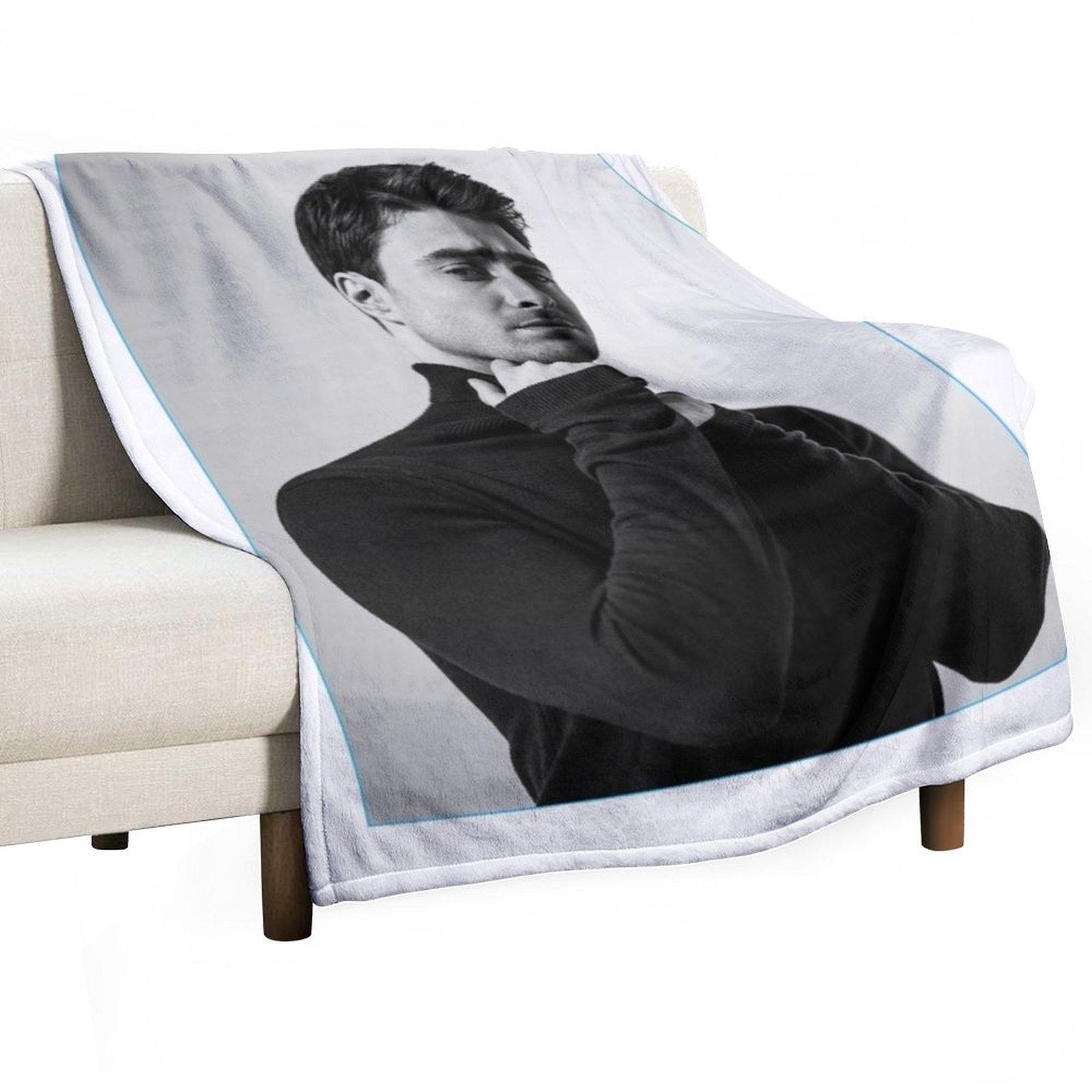 

Young Daniel Radcliffe Throw Blanket funny gift Sofa Quilt Beach Retros Blankets 30x40in