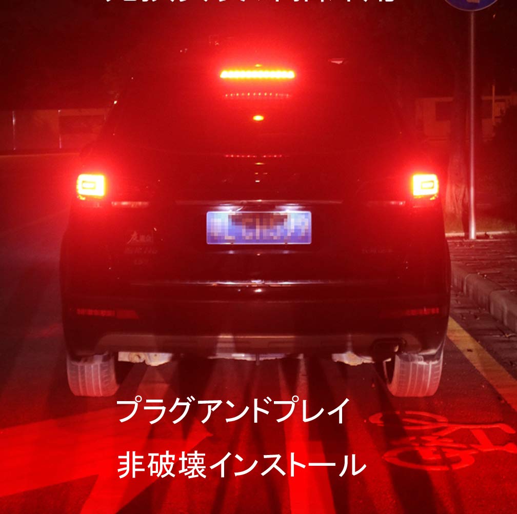 Bec Dublu S25 P21/5W, Roșu, 12 V, 24 V, Bec LED 1157 BAY15D, 3528