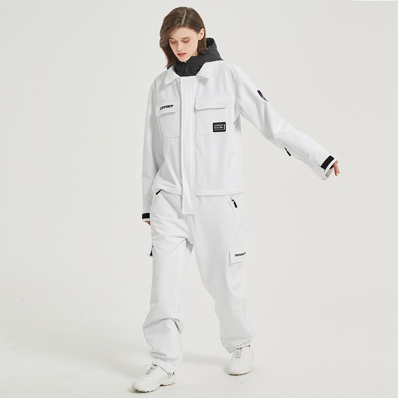 Unisex Adult Ski Suit: Windproof, Waterproof, Warm Snowboard Set for Couples