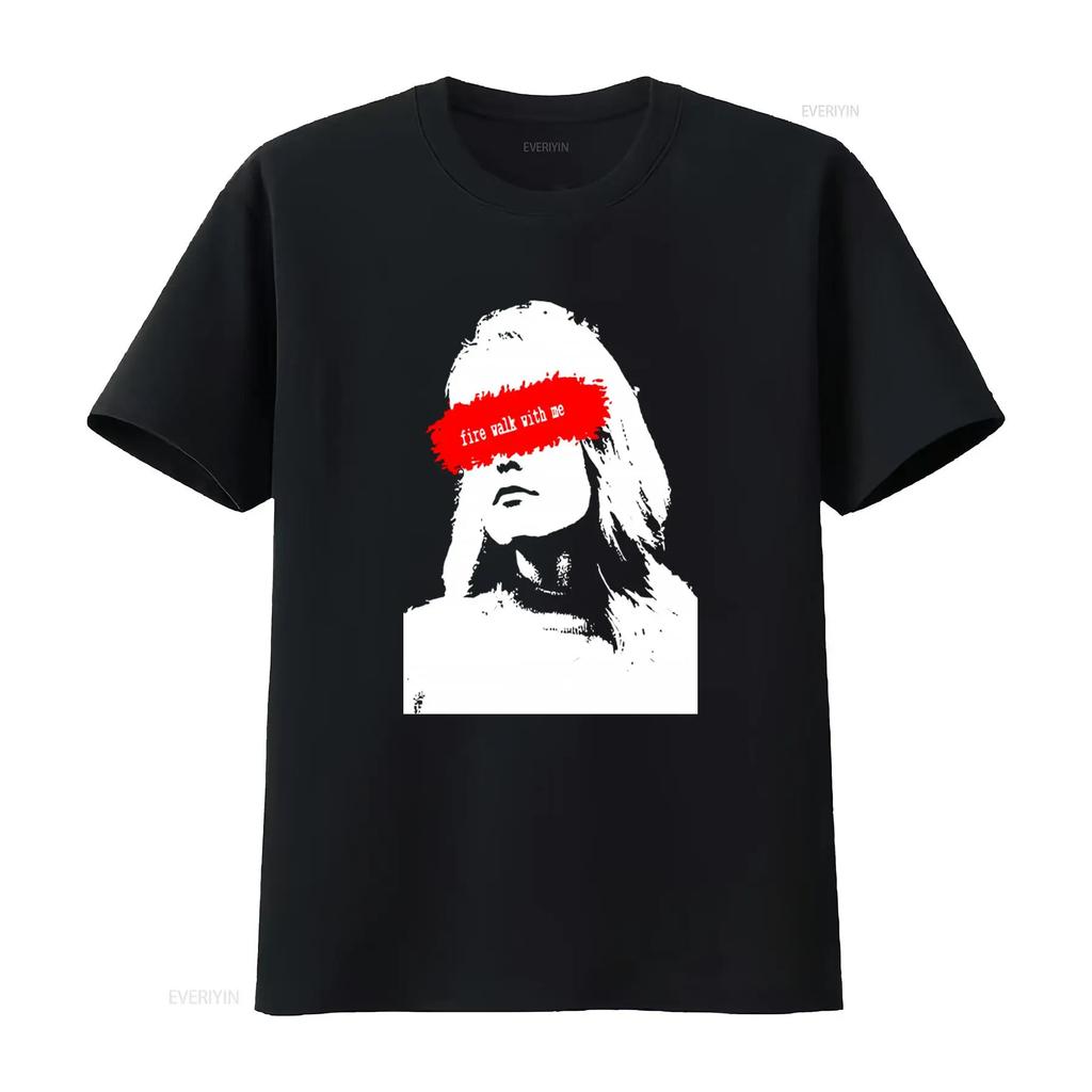 Twin Peaks Laura Palmer Fire Walk With Me 80s David Lynch Art Red Limited Edition T Shirt Best Style B205 Vintage