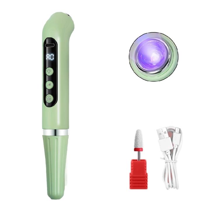 

Electric Nail Drill Machine Practical Nail Drill with Nail Lamp for Salons зелёный