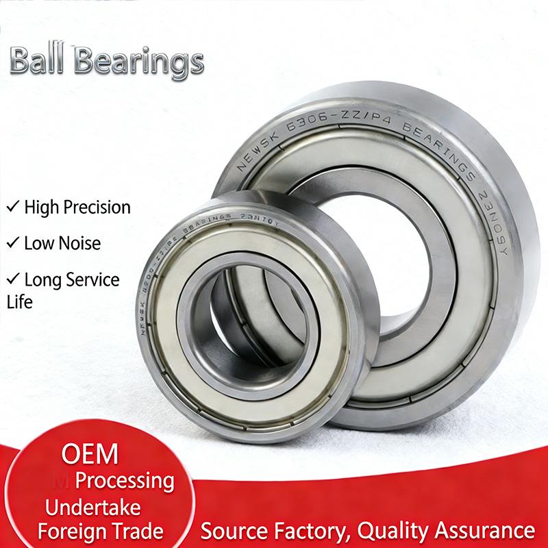 6205 High-Speed Motor Bearing, Open/Sealed Rubber