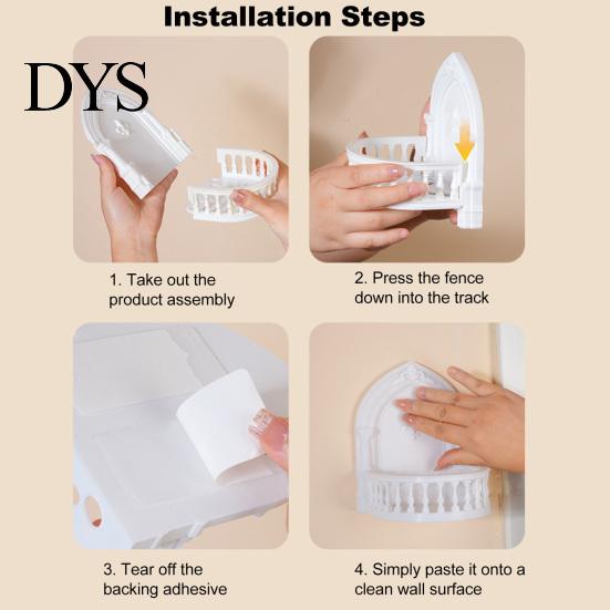 Floating Display Ledge for Plants Wall Mounted Shelf, European Style, Decorative Self-adhesive Mount Security Camera Rack, Action Figures And Cameras