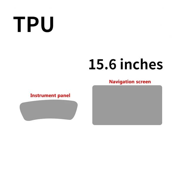 Center Console Navigation Instrument Screen Transparent Tpu Protective Film Car Interior For BYD Song Plus DMI EV 2021-2022