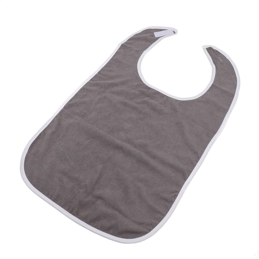 Adult Bib   Hook and   Machine Washable Senior Dining Clothing Protector for Eating Nursing Homes