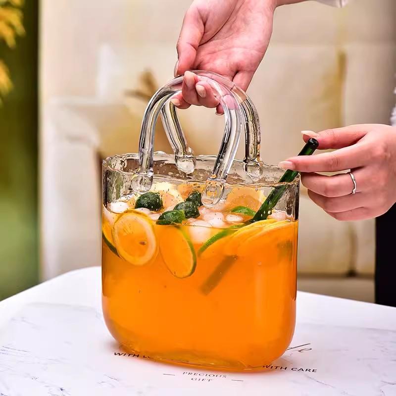 2300ml Handheld Glass Wrapped Slightly Drunk Fruit Wine Cup Cocktail Cup Bar Tool