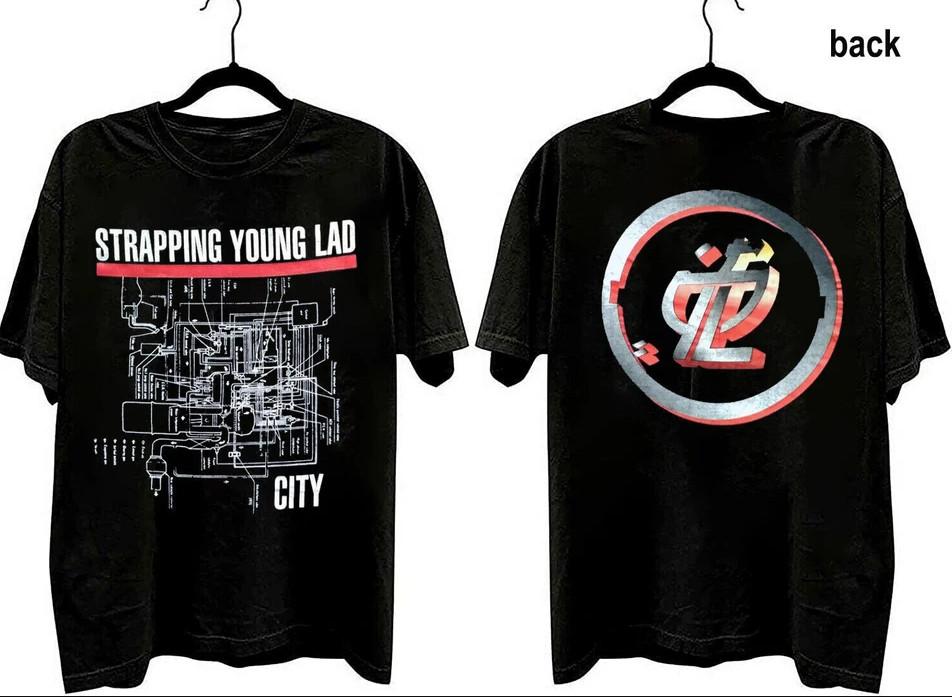Vintage 1997 Devin Townsend Strapping Lad Tshirt size S5XL Unisex T-Shirt L