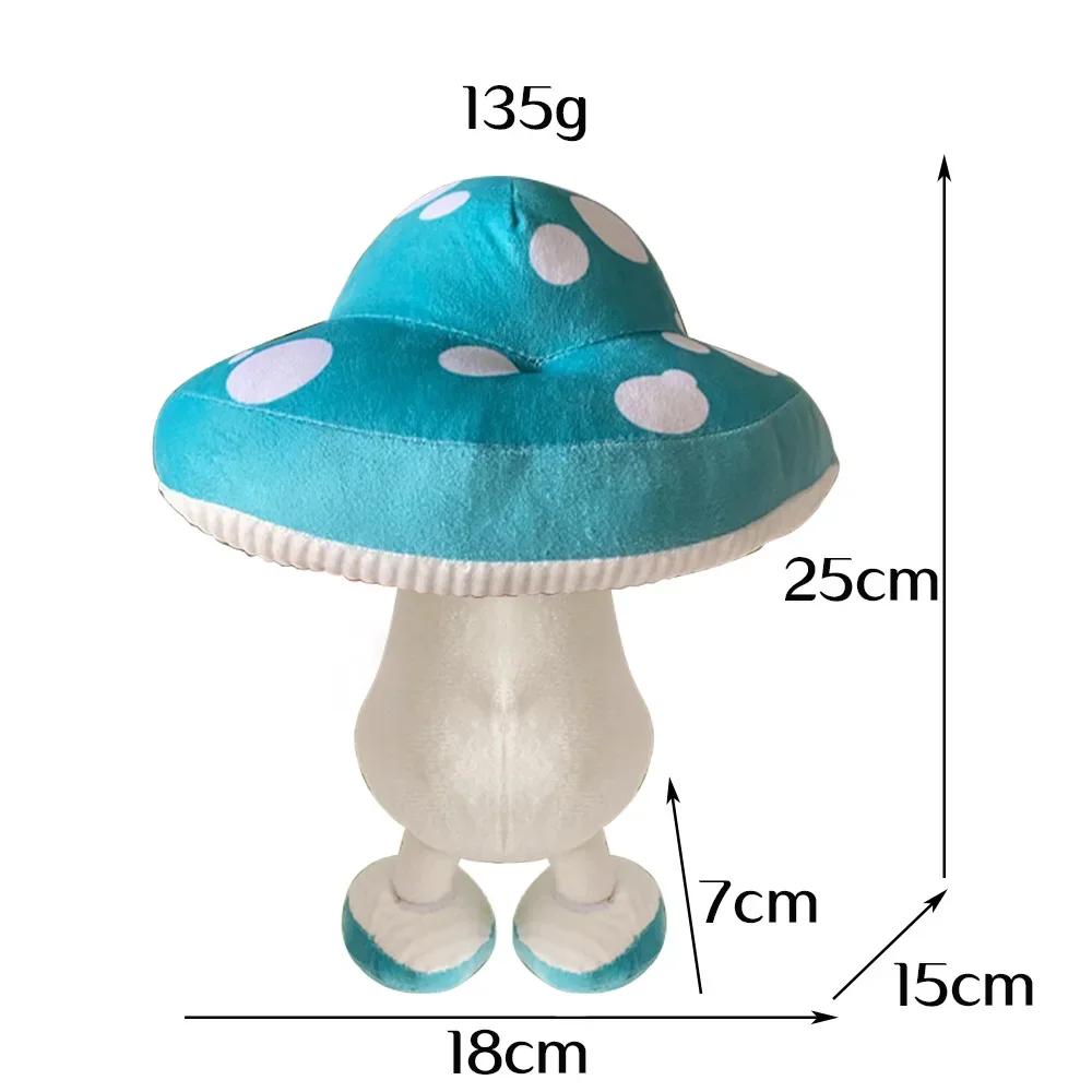 

Delicious In Dungeon Plush Toy Anime Walking Mushroom Plushie Figure Stuffed Dolls Sofa Bed Decoration Pillow Christmas Gift синій