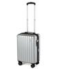 Rimini Flaminia Suitcase, 3-4 Nights, 32L, 3.1kg, Carry-on, Expandable, Made by Ace, Model No. 05121, Silver