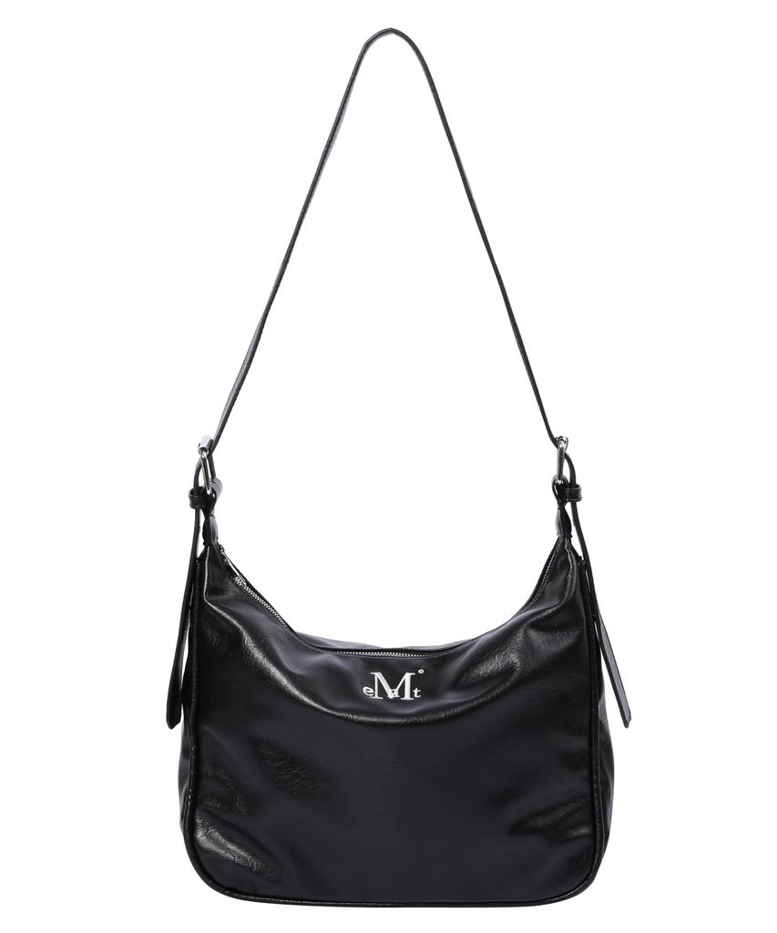 Mucent Port Double Wrinkle Leather Shoulder Bag Unisex (2 Colors)