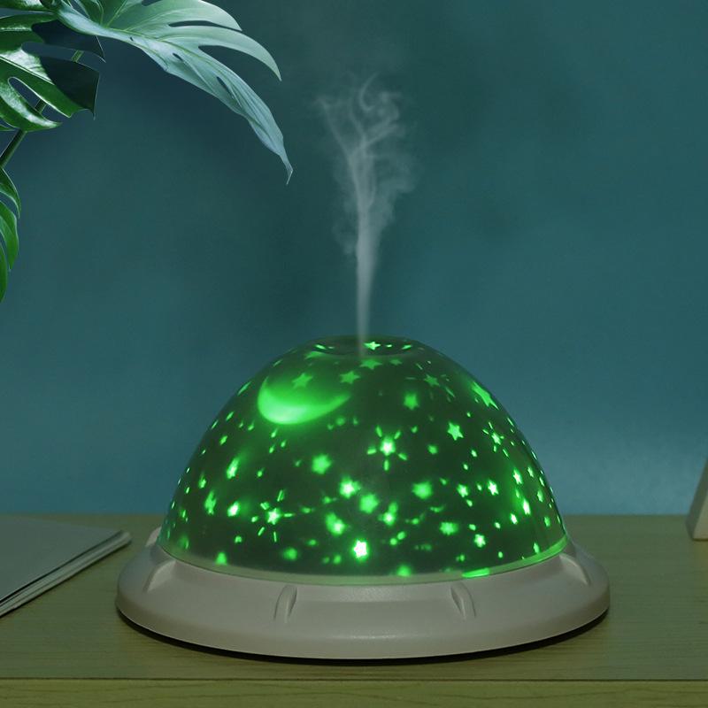 Creative USB Fog & Wood Grain Aromatherapy Humidifier with Custom Logo Option