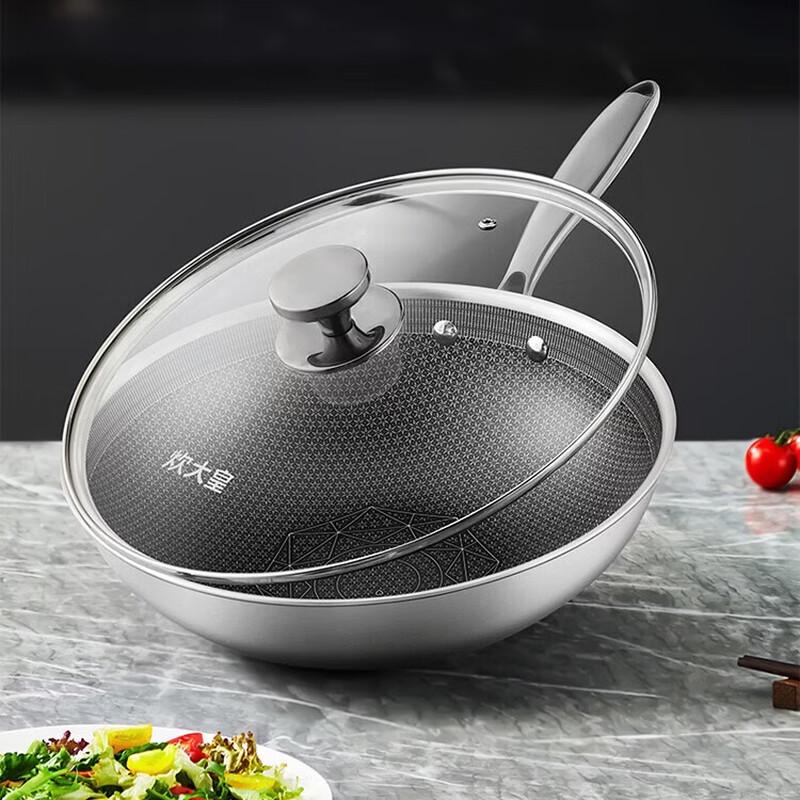 COOKER KING 30 см 304 Нержавеющая сталь Сотовая Непригорающая Вок