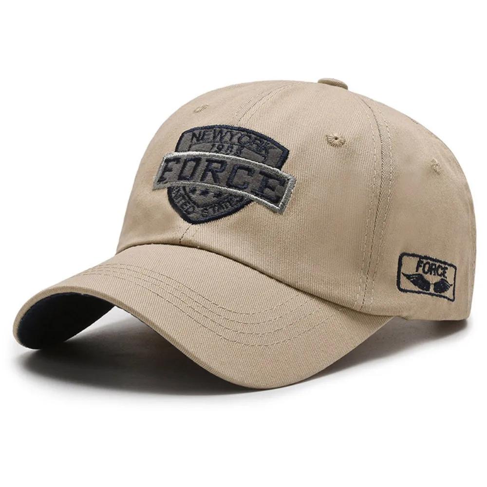 New Embroidered Shield Baseball Hat Men And Women Spring And Summer Outdoor Sun Protection Baseball Cap