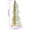 Christmas Tree with 160 Warm White LEDs 150 cm Rattan